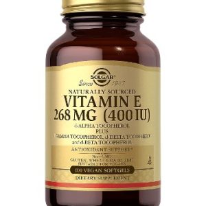 VITAMINA E de 268 MG (400 IU) x 100 SOFT - SOLGAR