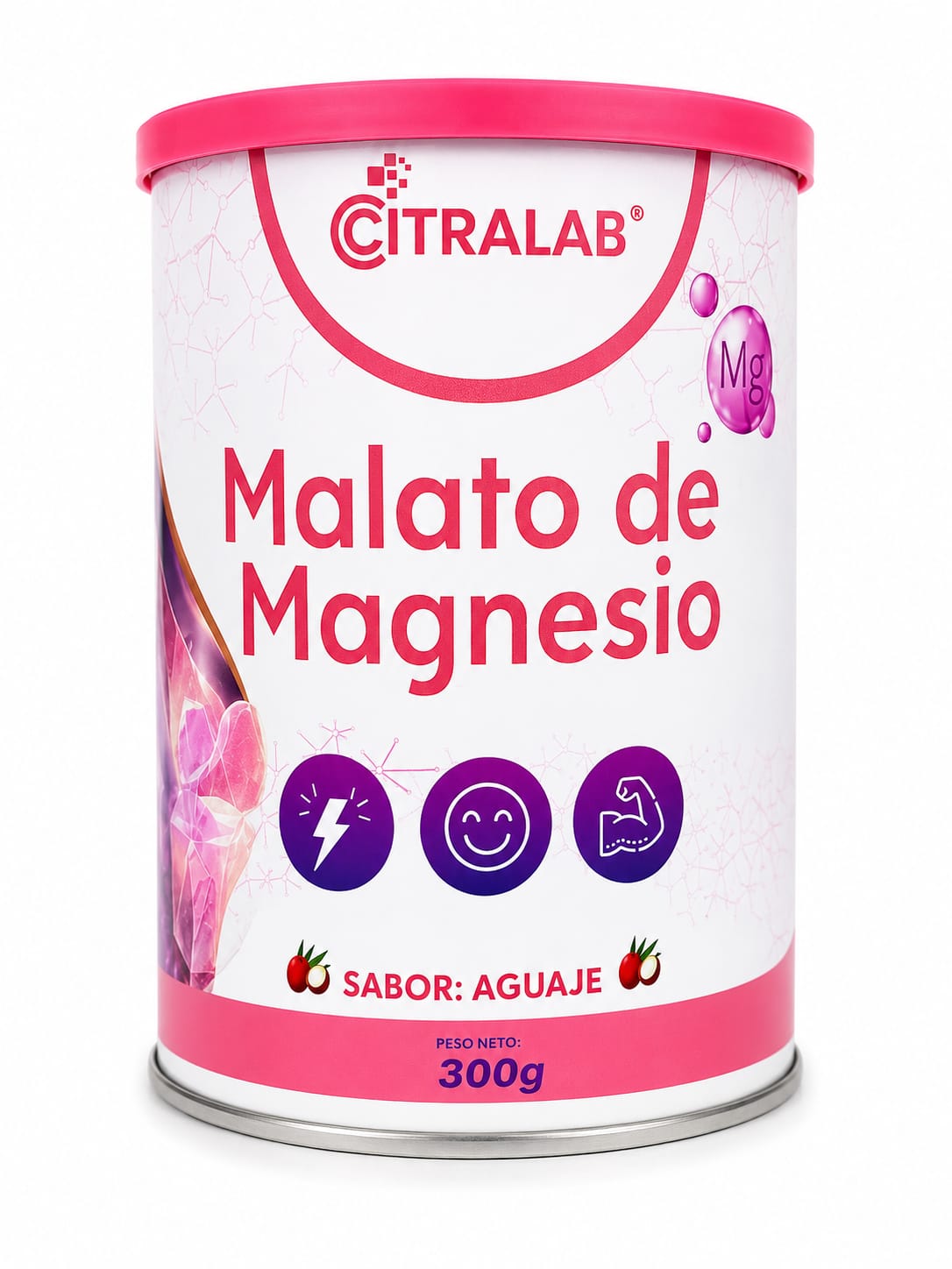 MALATO DE MAGNESIO 300 GR - CITRALAB