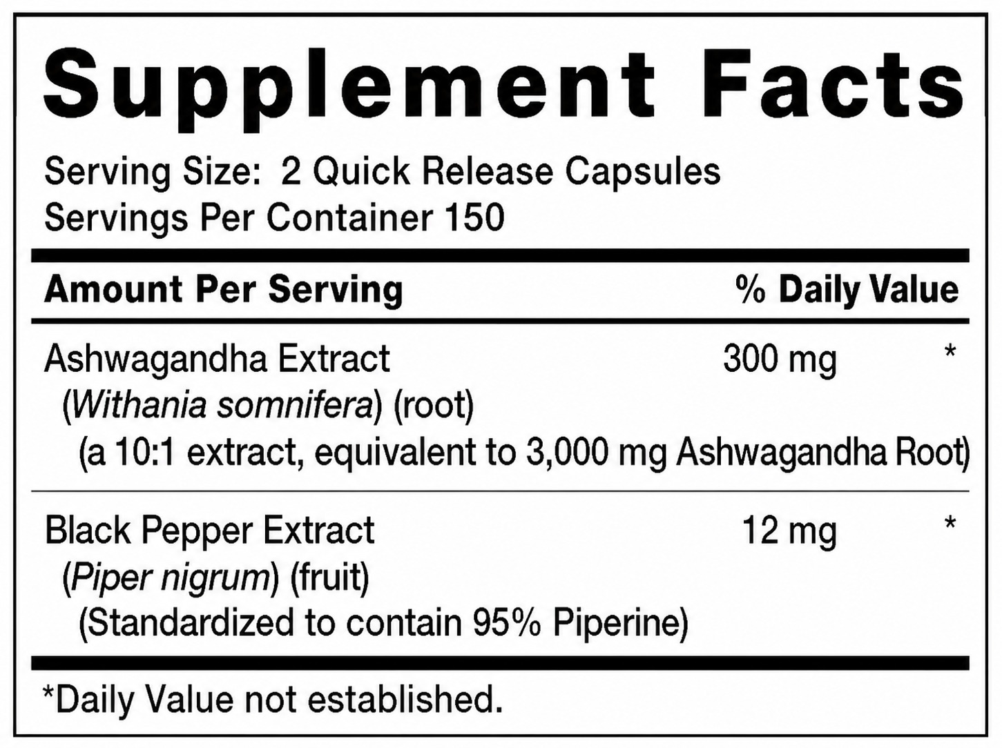 ASHWAGANDHA 3000 MG x 300 CAPS) - CARLYLE - Imagen 2