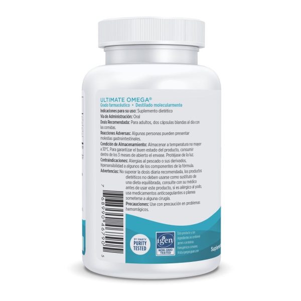 ULTIMATE OMEGA 1000 MG x 60 CAPS - NORDIC NATURALS - Imagen 2