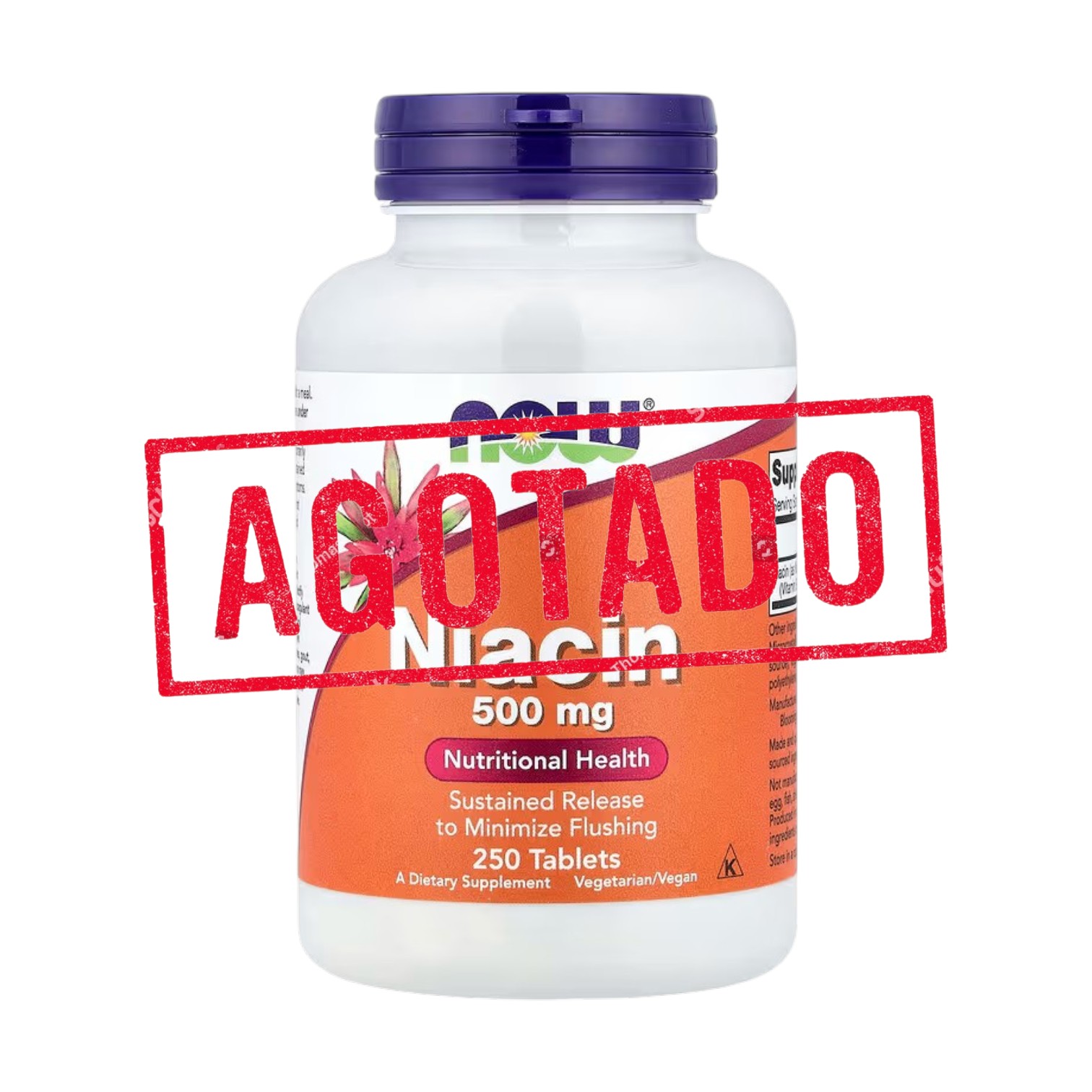NIACIN 500 MG x 250 CAPS - NOW