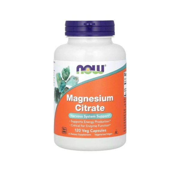 MAGNESIUM CITRATE 400 MG x 120 CAPS - NOW