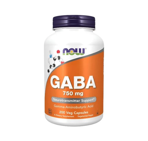 GABA 750 MG x 200 CAPS - NOW