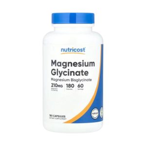 MAGNESIUM GLYCINATE 210 MG x 180 CAPS - NUTRICOST
