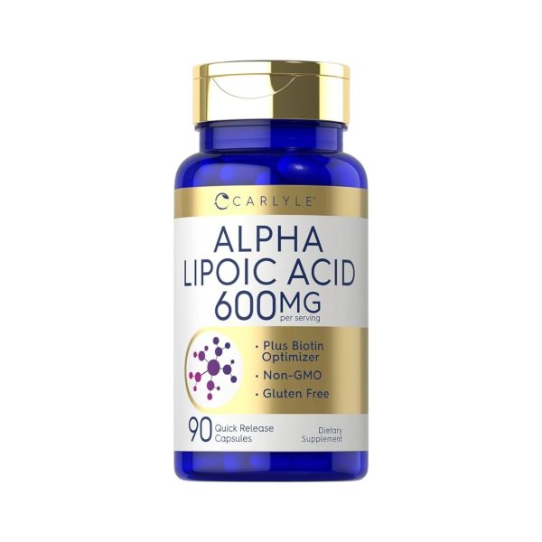 ALPHA LIPOIC ACID 600 MG x 90 CAPS - CARLYLE