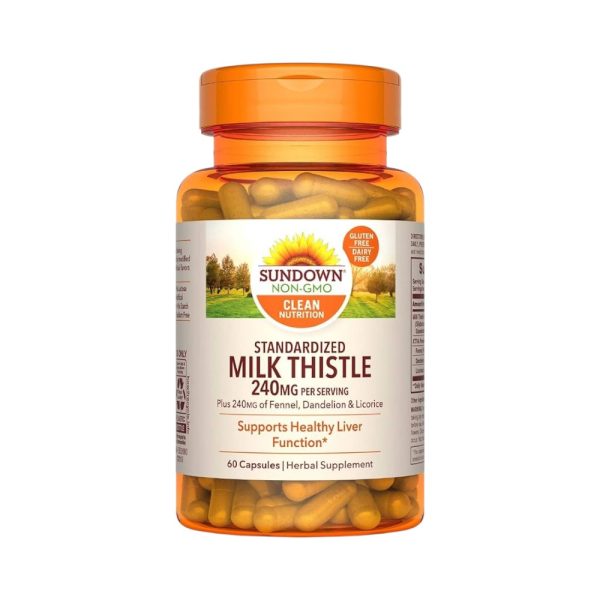 MILK THISTLE (Cardo mariano) 240 MG x 60 CAPS - SUNDOWN