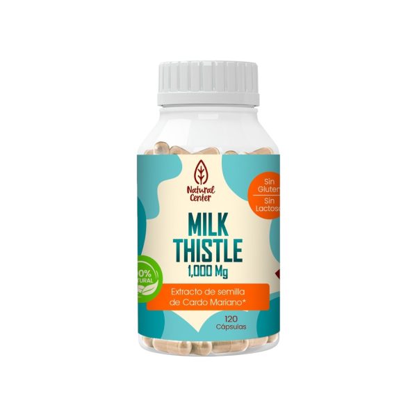 MILK THISTLE (Cardo marino) 1,000 MG x 120 CAPS - NATURAL CENTER