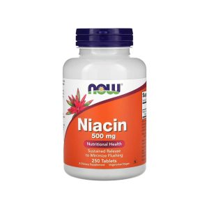 NIACIN 500 MG x 250 CAPS - NOW