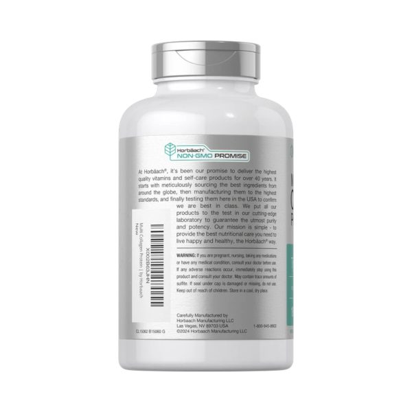 MULTI COLLAGEN PROTEIN x 180 CAPS - HORBAACH - Imagen 2