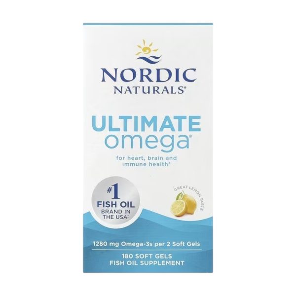 ULTIMATE OMEGA 1280 MG x 180 SOFT - NORDIC NATURALS - Imagen 3