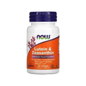 LUTEIN & ZEAXANTHIN 60 CAPS - NOW