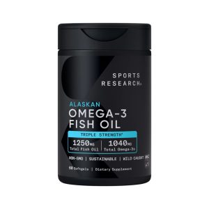 OMEGA-3 FISH OIL 1250 MG x 60 SOFT - SPORTS RESEARCH