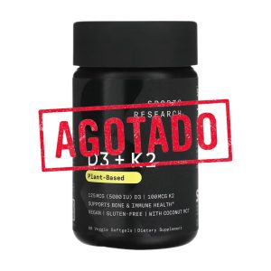 D3 + K2 Plant-Based de 125 MCG x 30 SOFT - SPORTS RESEARCH