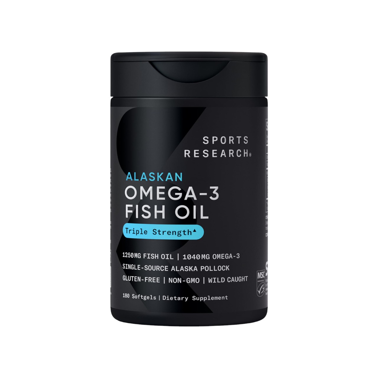 OMEGA-3 FISH OIL 1250 MG x 60 SOFT - SPORTS RESEARCH