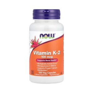 VITAMIN K-2 de 100 MCG x 100 CAPS - NOW
