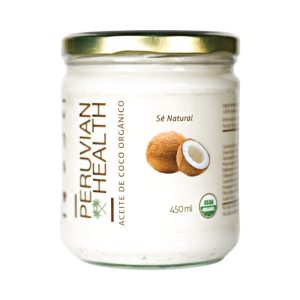 ACEITE DE COCO ORGANICO 450 ML - PERUVIAN HEALTH