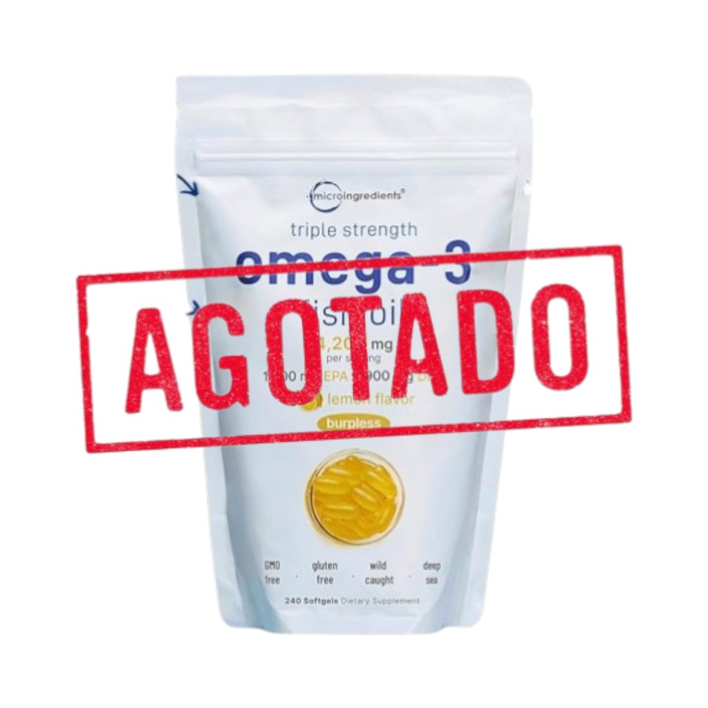 OMEGA-3 (Triple Fuerza) FISH OIL 4,200 MG x 240 SOFT - MICROINGREDIENTS