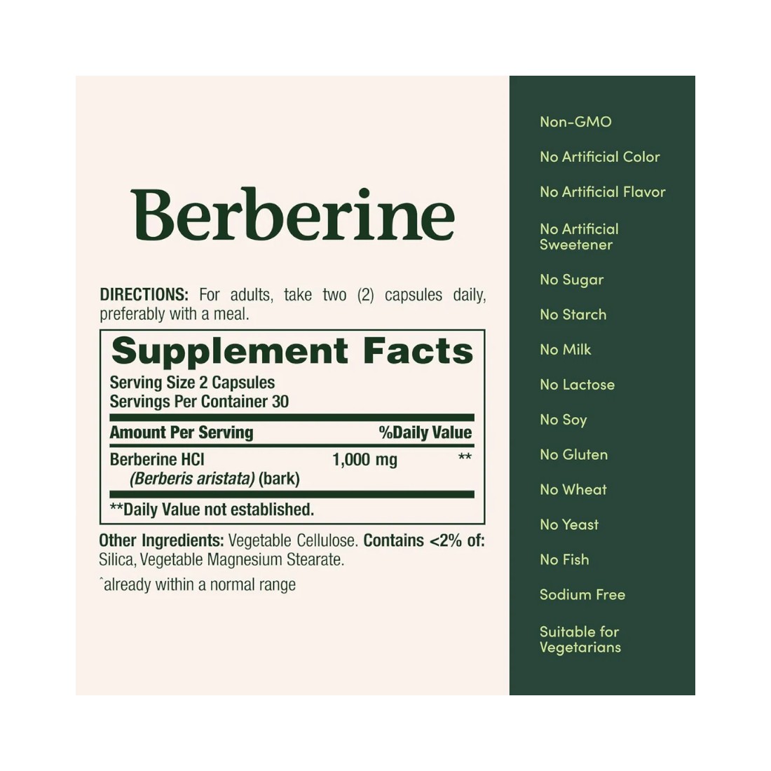 BERBERINE 1000 MG x 60 SOFT - NATURE'S BOUNTY - Imagen 2