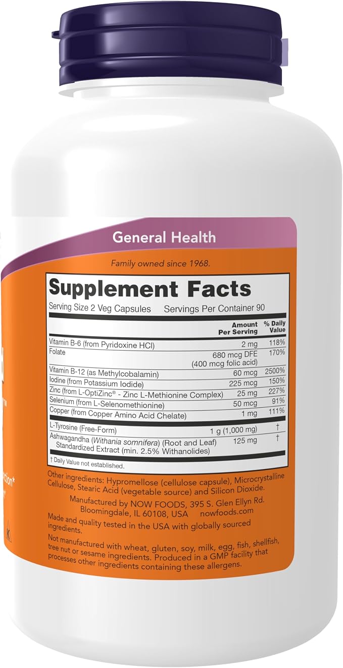 THYROID ENERGY (Energía Tiroidea) 180 CAPS - NOW - Imagen 2