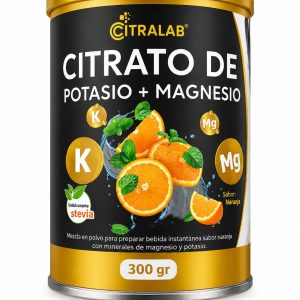 CITRATO DE POTASIO + MAGNESIO x 300 GR (naranja) - CITRALAB