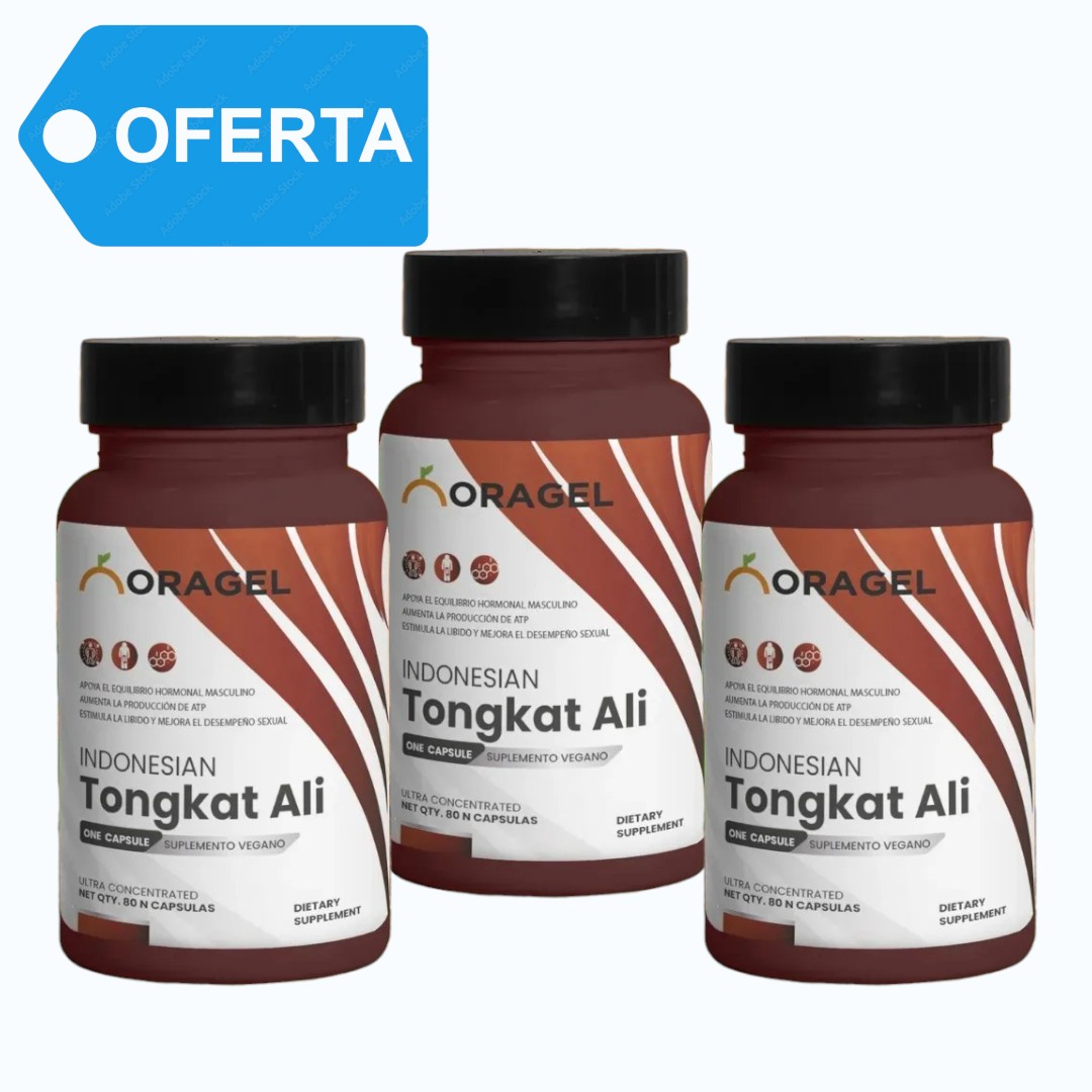TRIPACK (3) - INDONESIAN TONGKAT ALI 600 MG x 80 SOFT - ORAGEL
