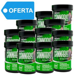 DOCENA (12) CANNABIS (ungüento con Coca y Molle) 100gr - LOS DORADOS INCAICOS