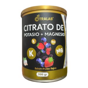 CITRATO DE POTASIO + MAGNESIO x 300 GR (frutos rojos) - CITRALAB
