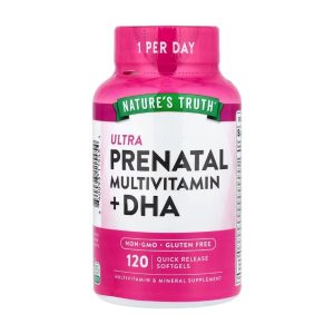Ultra PRENATAL MULTIVITAMIN + DHA x 120 SOFT - NATURE'S TRUTH