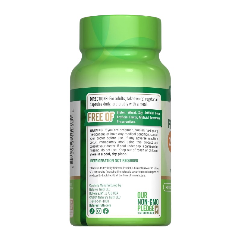 ULTIMATE PROBIOTIC-14 x 60 TABLETS - NATURE'S TRUTH - Imagen 3