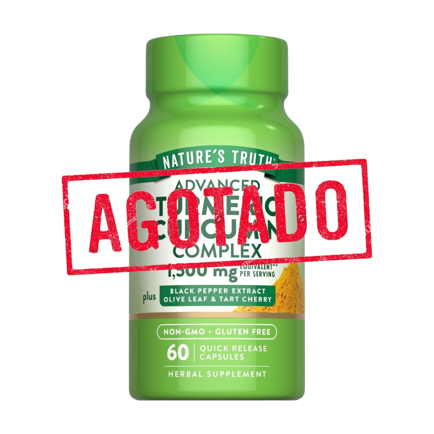 TURMERIC CURCUMIN 1,600 MG x 60 SOFT - NATURE'S TRUTH