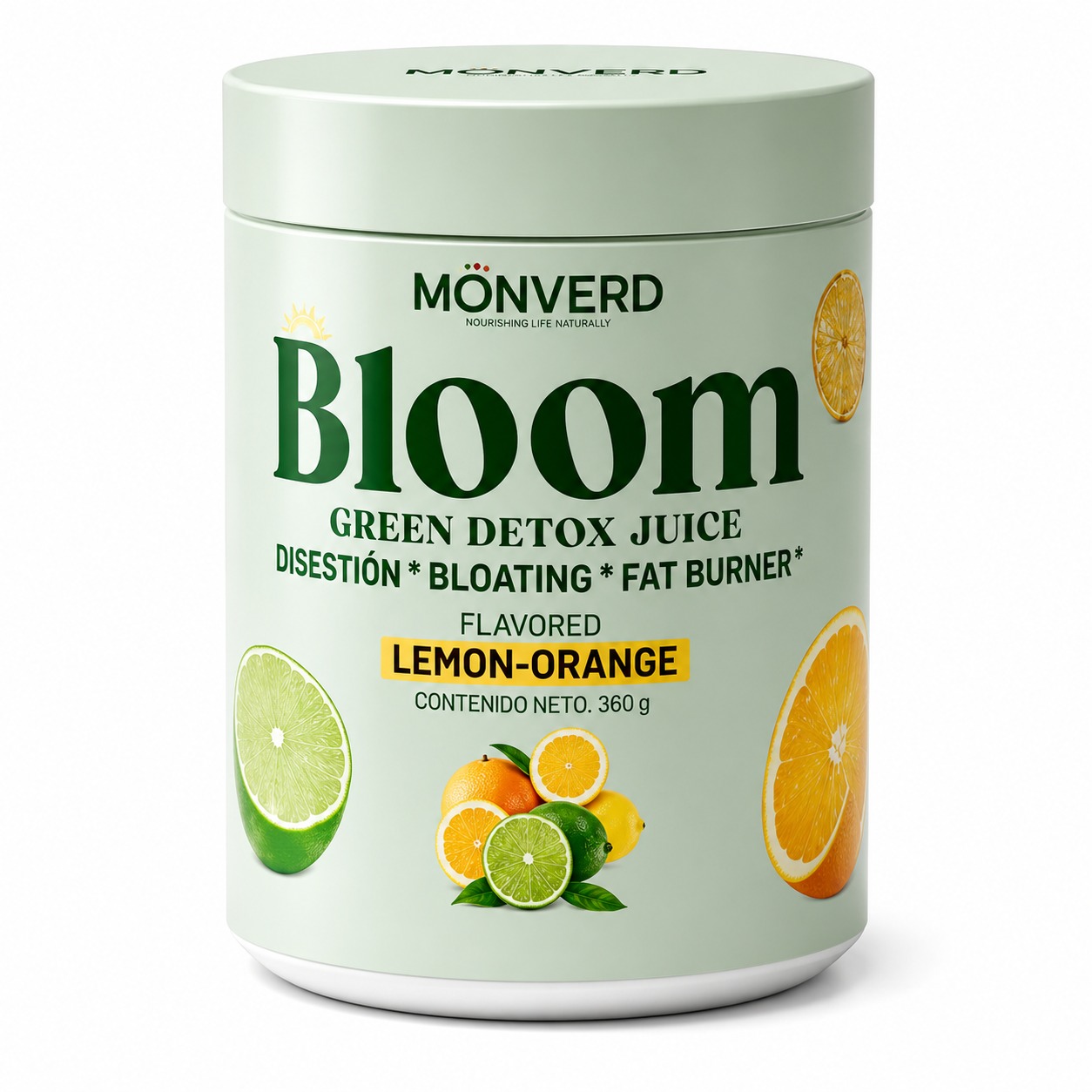 BLOOM GREEN DETOX JUICE 300 GR - MONVERD
