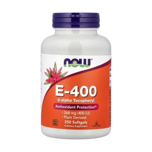 E-400 (d-alpha Tocopheryl) 268 MG x 250 SOFT - NOW