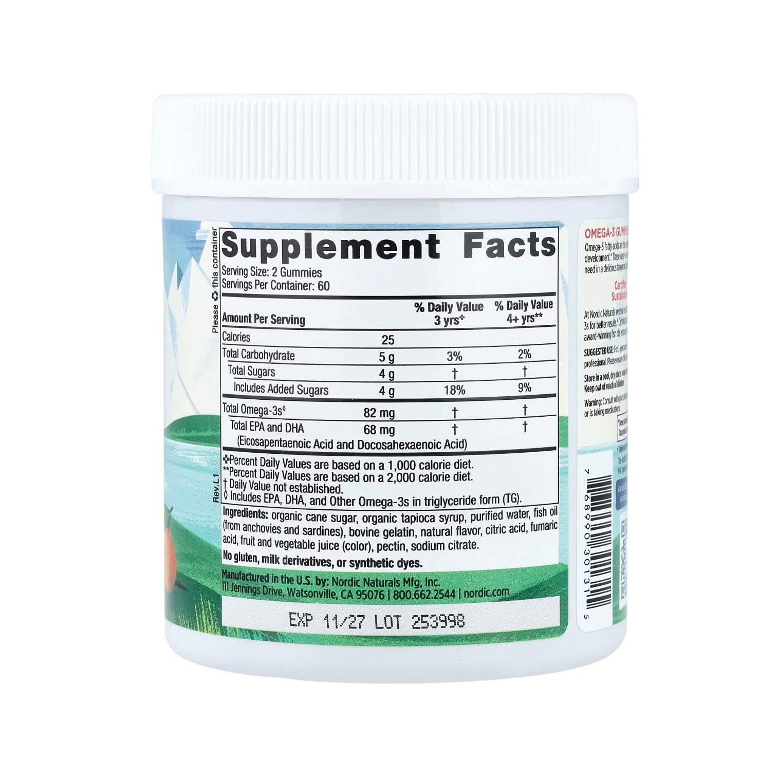 OMEGA-3 GUMMIES x 120 GOMITAS - NORDIC NATURALS - Imagen 2