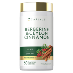 BERBERINE & CEYLON CINNAMON x 60 CAPS - CARLYLE