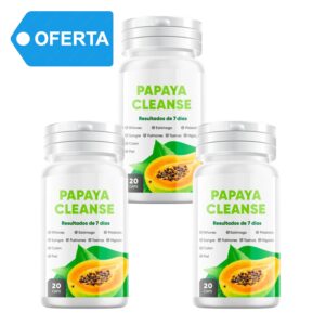 TRIPACK - PAPAYA CLEANSE (SUPLEMENTO NATURAL) x 20 CAPS