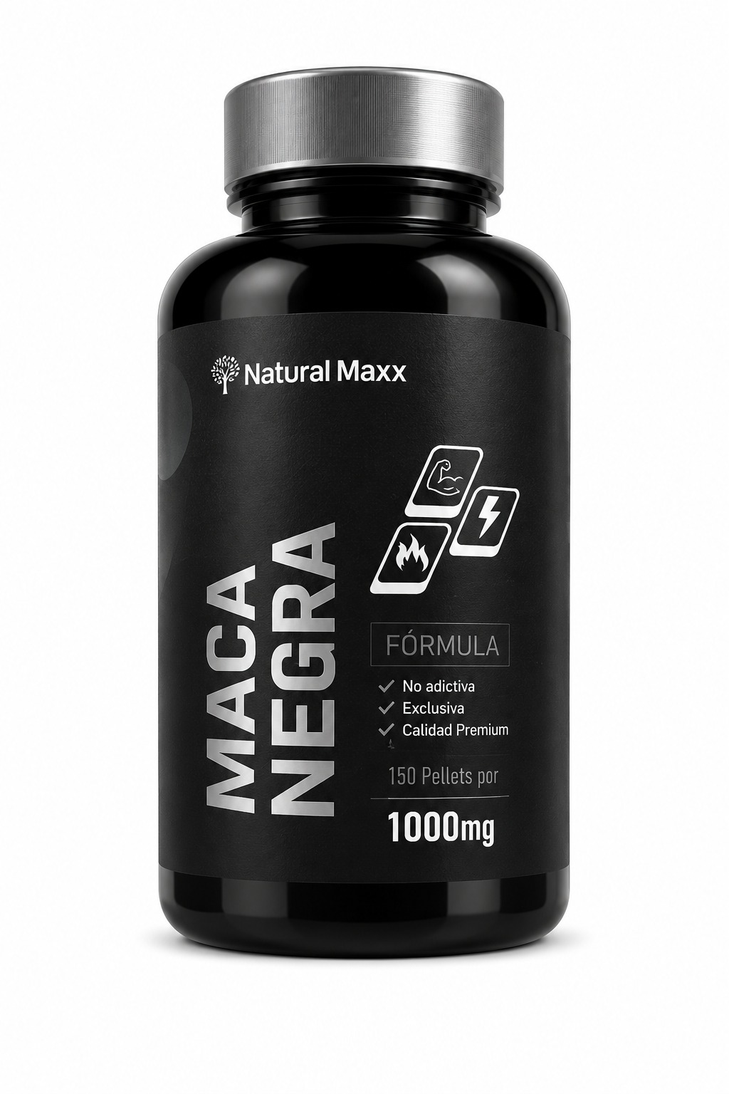 MACA NEGRA 1000 MG x 150 CAPS - NATURAL MAXX