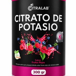 CITRATO DE POTASIO (frutos rojos) x 300 gr - CITRALAB