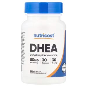 DHEA (Dehydroepiandrosterone) 50 MG x 30 CAPS - NUTRICOST
