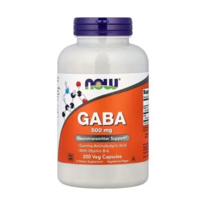 GABA 500 MG x 200 CAPS - NOW