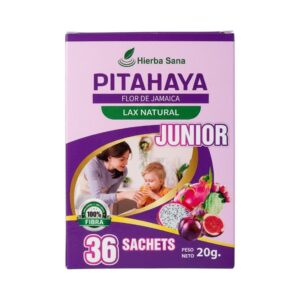 PITAHAYA FLOR DE JAMAICA JUNIOR x 36 SACHETS - HIERBA SANA