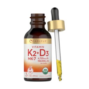VITAMIN K2 + D3 (MK-7) x 59 ML - CARLYLE