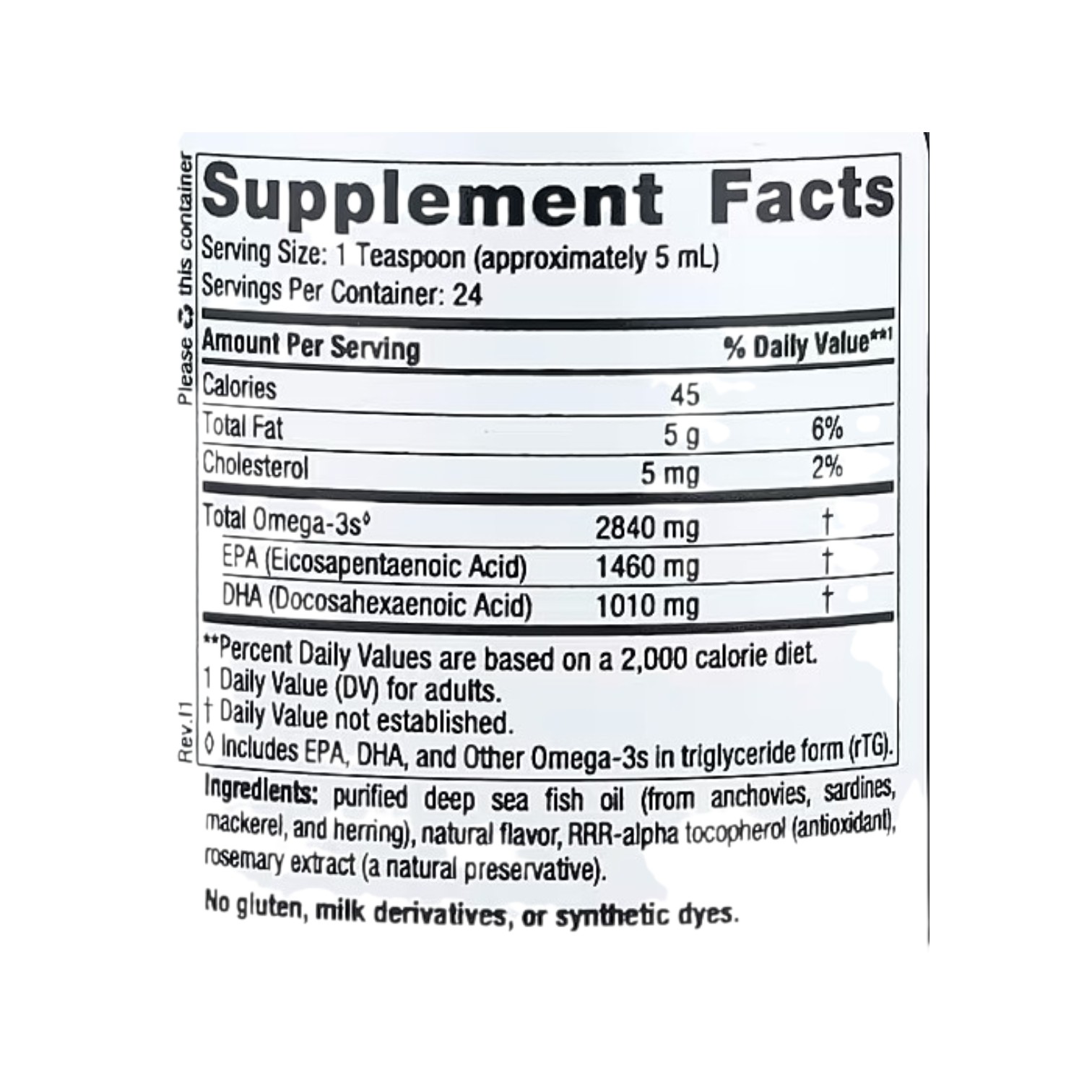 ULTIMATE OMEGA 2840 MG x 119 ML - NORDIC NATURALS - Imagen 2