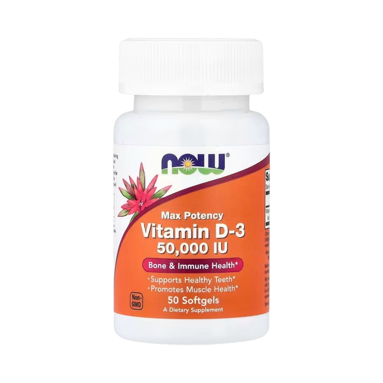 VITAMIN D-3 50,000 IU x 50 SOFT - NOW