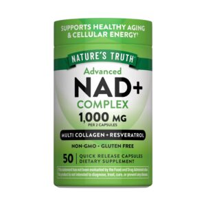 NAD+ COMPLEX 1,000 MG x 50 CAPS - NATURE'S TRUTH