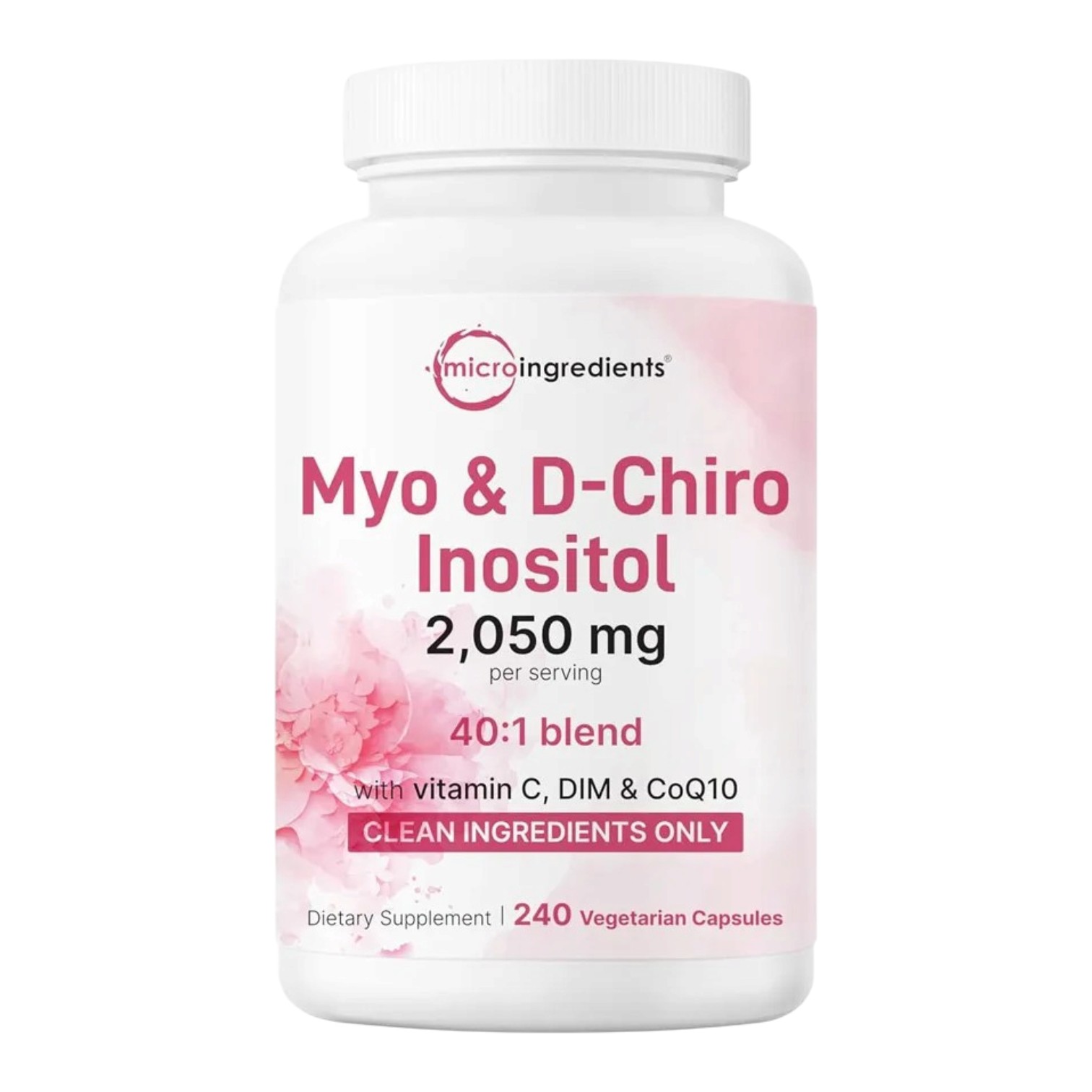 MYO & D-CHIRO INOSITOL 2,050 MG - MICRO INGREDIENTS