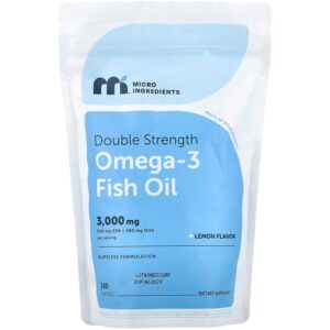 OMEGA-3 FISH OIL 3,000 MG x 240 SOFT - MICRO INGREDIENTS