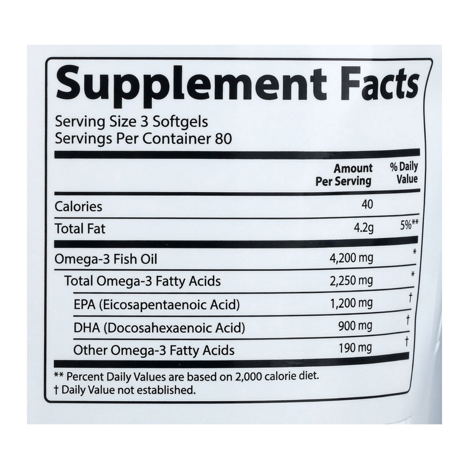 OMEGA-3 FISH OIL 3,000 MG x 240 SOFT - MICRO INGREDIENTS - Imagen 2