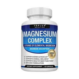 MAGNESIUM COMPLEX 500 MG x 90 CAPS - TOPLUX