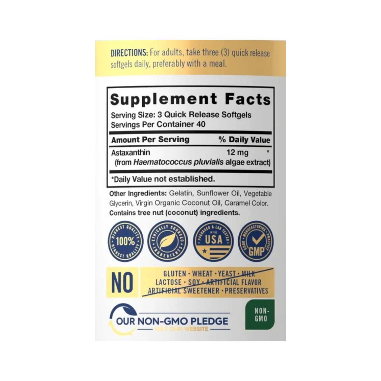 ASTAXANTHIN 12 MG x 120 SOFT - CARLYLE - Imagen 2